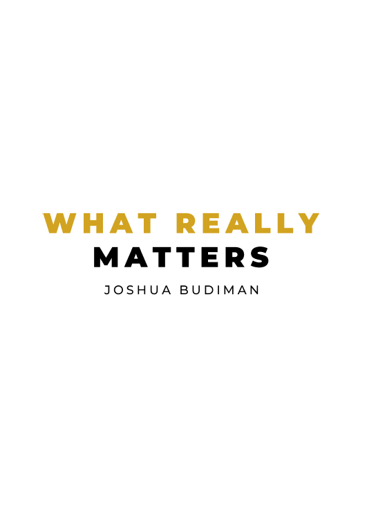 Sampul What Really Matters
