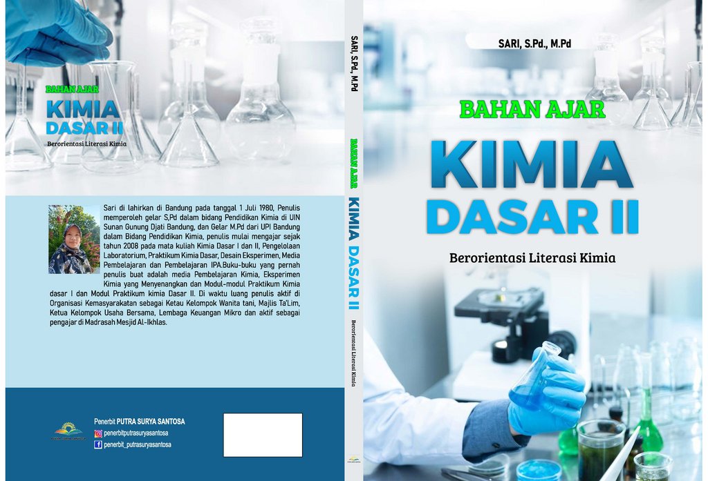 Sampul Bahan Ajar KIMIA DASAR II Berorientasi  Literasi Kimia