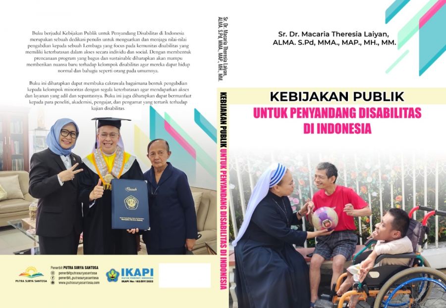 Sampul KEBIJAKAN PUBLIK UNTUK PENYANDANG DISABILITAS DI INDONESIA