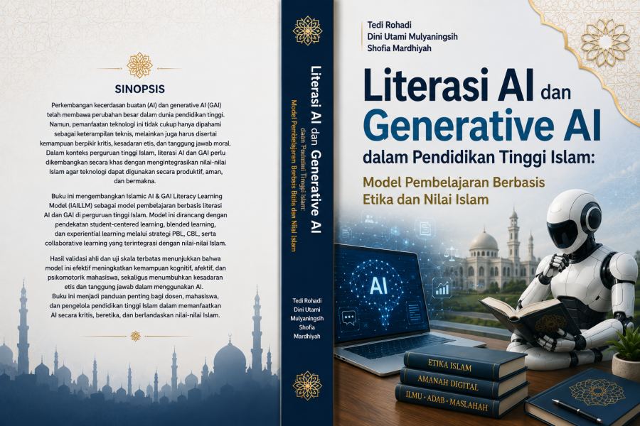 Sampul Literasi AI dan Generative AI dalam Pendidikan Tinggi Islam: Model Pembelajaran Berbasis Etika dan Nilai Islam