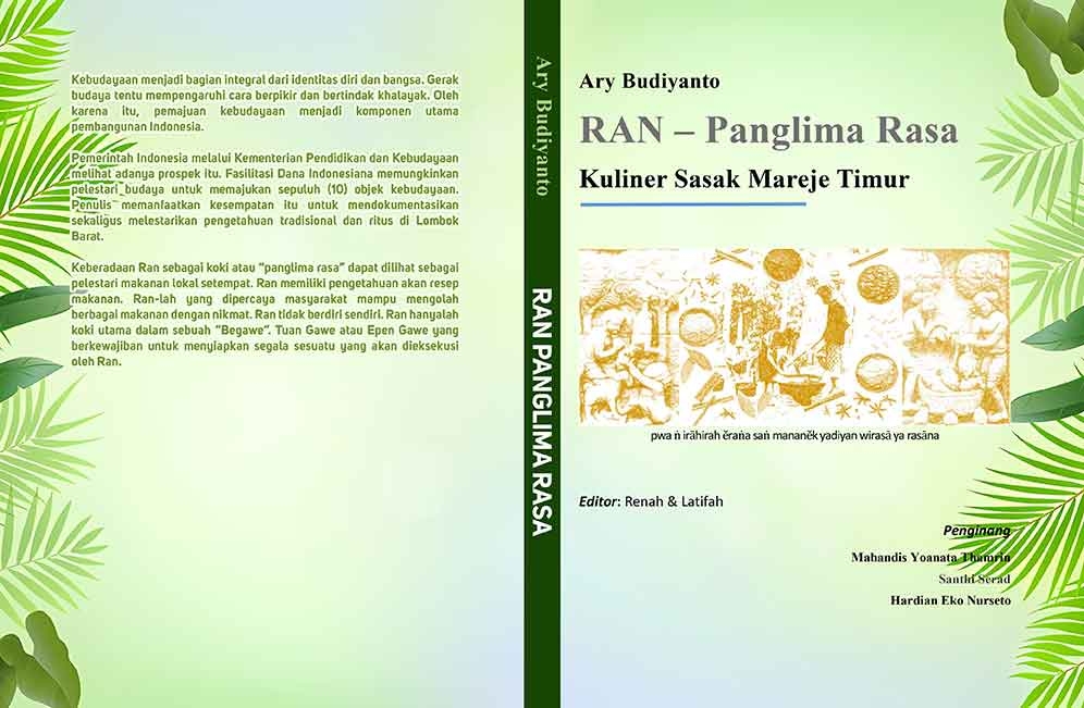Sampul RAN - Panglima Rasa Kuliner Sasak Mareje Timur