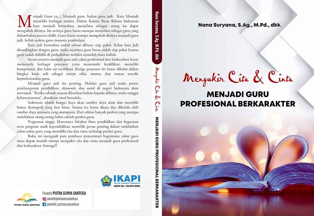 Sampul MENGUKIR CITA & CINTA MENJADI GURU PROFESIONAL BERKARAKTER