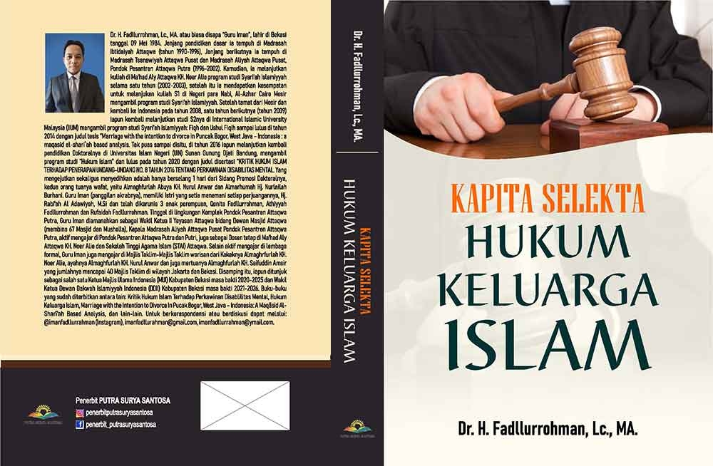 Sampul KAPITA SELEKTA HUKUM KELUARGA ISLAM