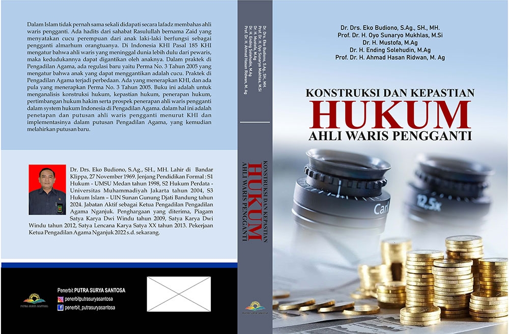 Sampul KONSTRUKSI DAN KEPASTIAN HUKUM AHLI WARIS PENGGANTI