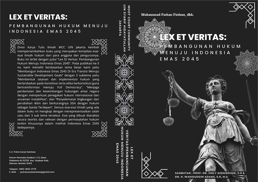Sampul LEX ET VERITAS: Pembangunan Hukum Menuju Indonesia Emas 2045