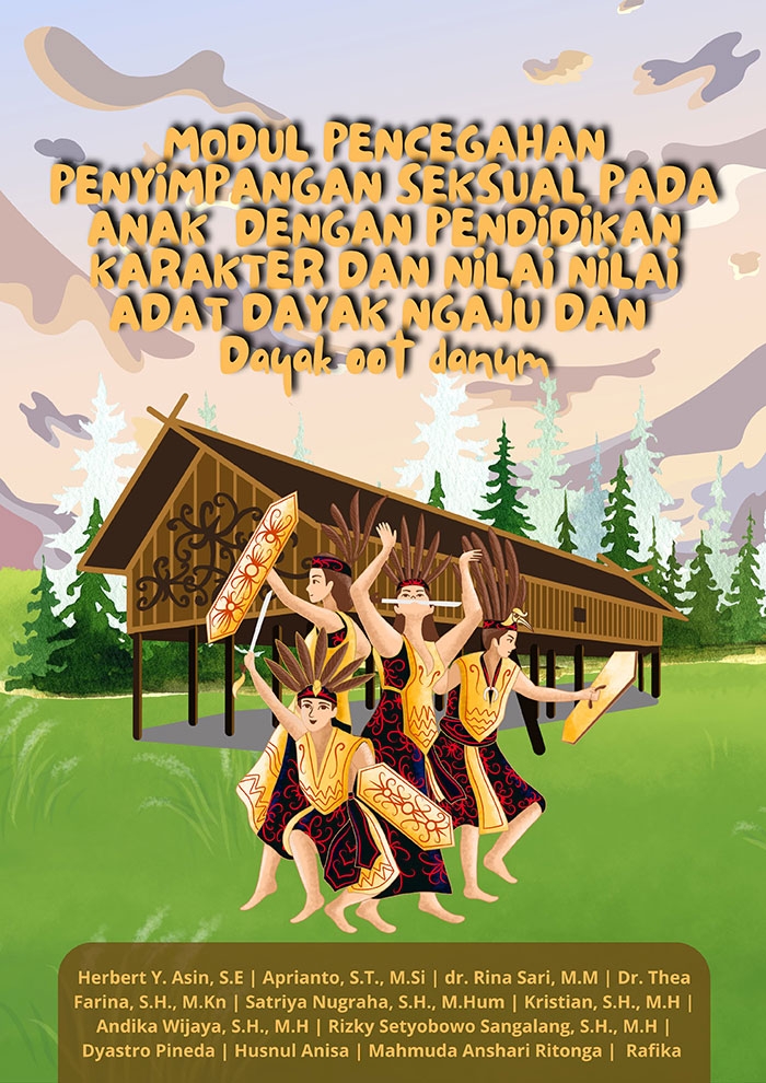 Sampul Modul Pencegahan Penyimpangan Seksual Pada Anak Dengan Pendidikan Karakter Dan Nilai Nilai Adat Dayak Ngaju Dan Dayak Oot Danum