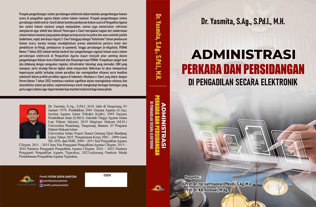 Sampul ADMINISTRASI PERKARA DAN PERSIDANGAN DI PENGADILAN SECARA ELEKTRONIK