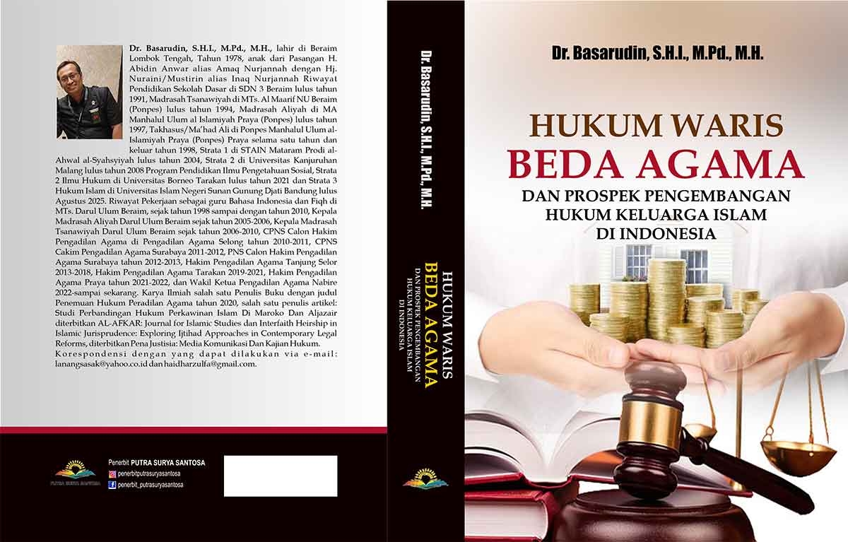 Sampul HUKUM WARIS BEDA AGAMA DAN PROSPEK PENGEMBANGAN HUKUM KELUARGA ISLAM DI INDONESIA