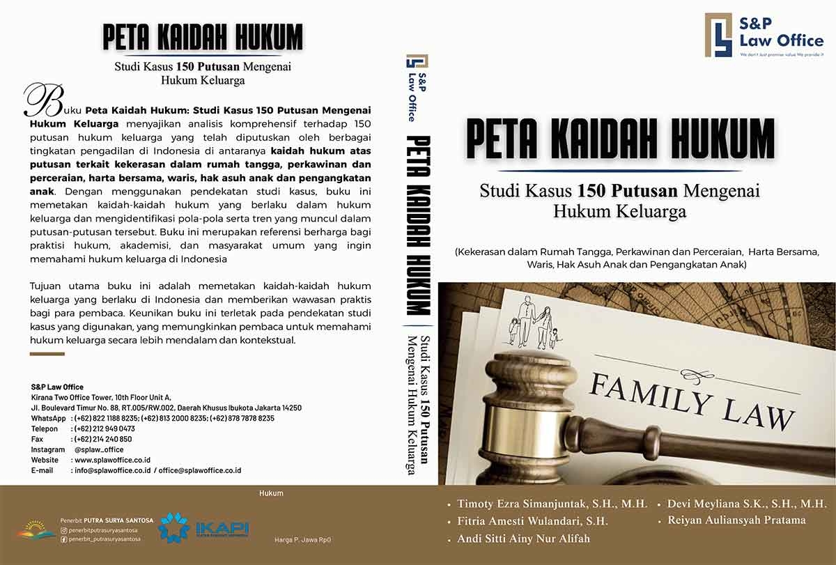 Sampul Peta Kaidah Hukum: Studi Kasus 150 Putusan Mengenai Hukum Keluarga