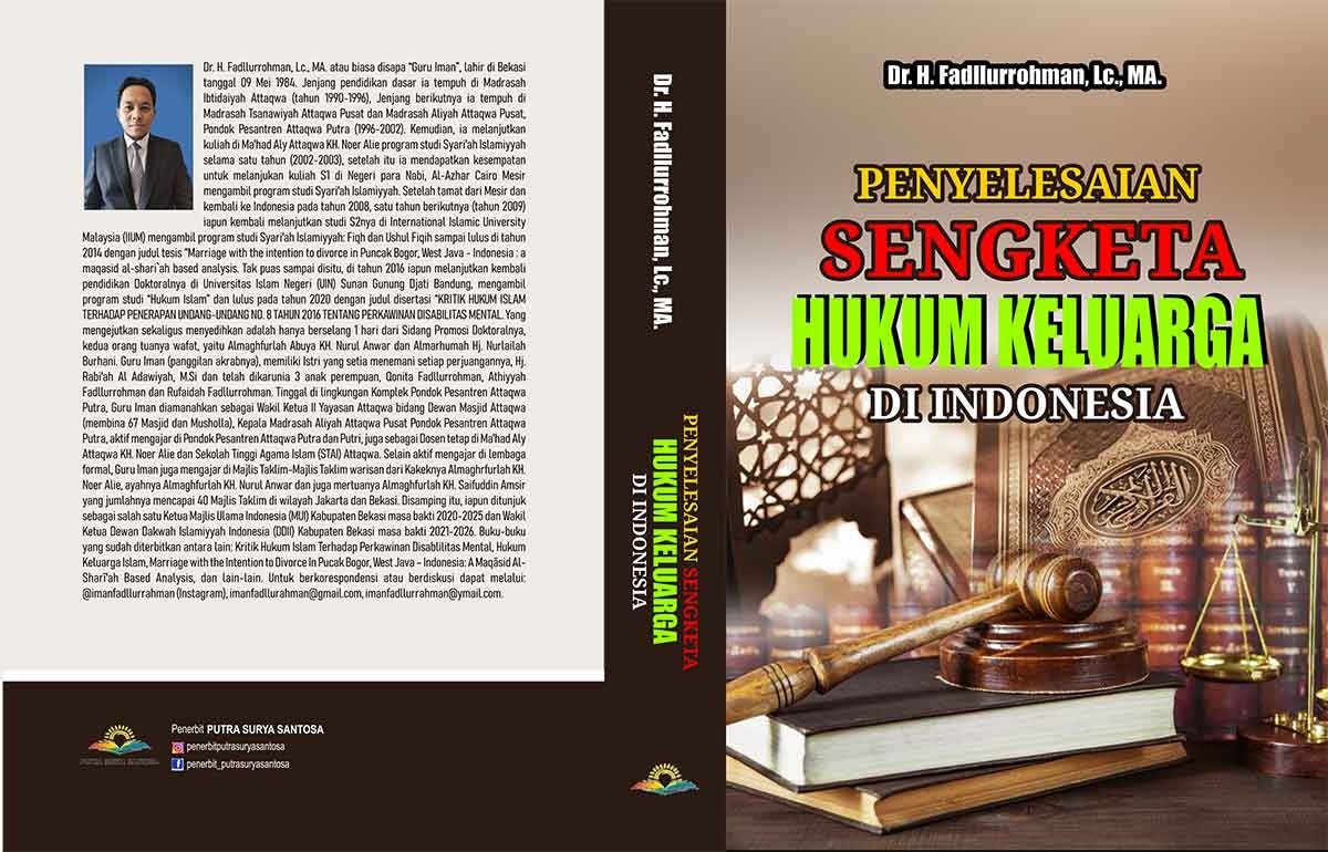 Sampul Penyelesaian Sengketa Hukum Keluarga di Indonesia