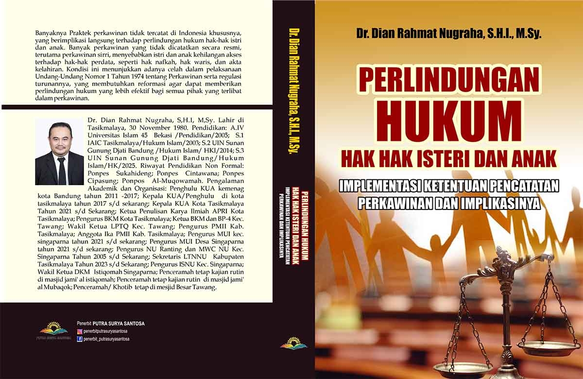 Sampul Perlindungan Hukum Hak-Hak Isteri dan Anak: Implementasi Ketentuan Pencatatan Perkawinan dan Implikasinya