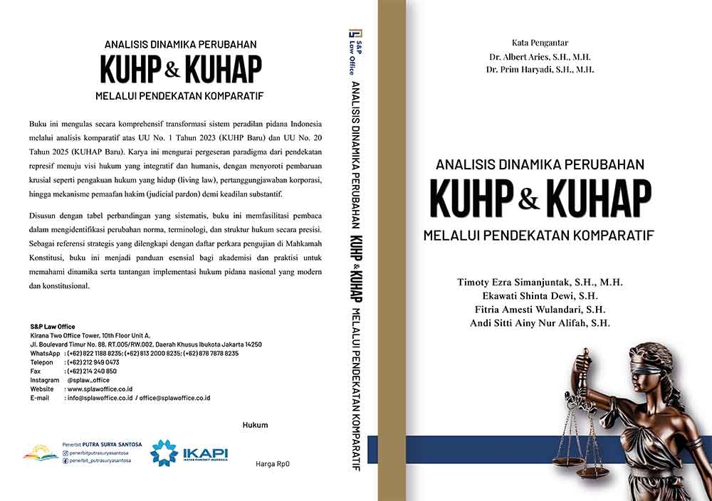 Sampul Analisis Dinamika Perubahan KUHP & KUHAP Melalui Pendekatan Komparatif